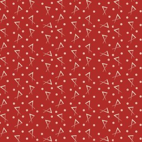 EQP Patchworkstof - Compass - Rosehip