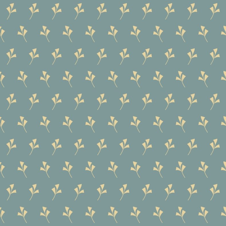 EQP Patchworkstof - Ginko - Sky