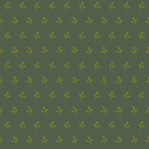 EQP Patchworkstof - Ginko - Pine