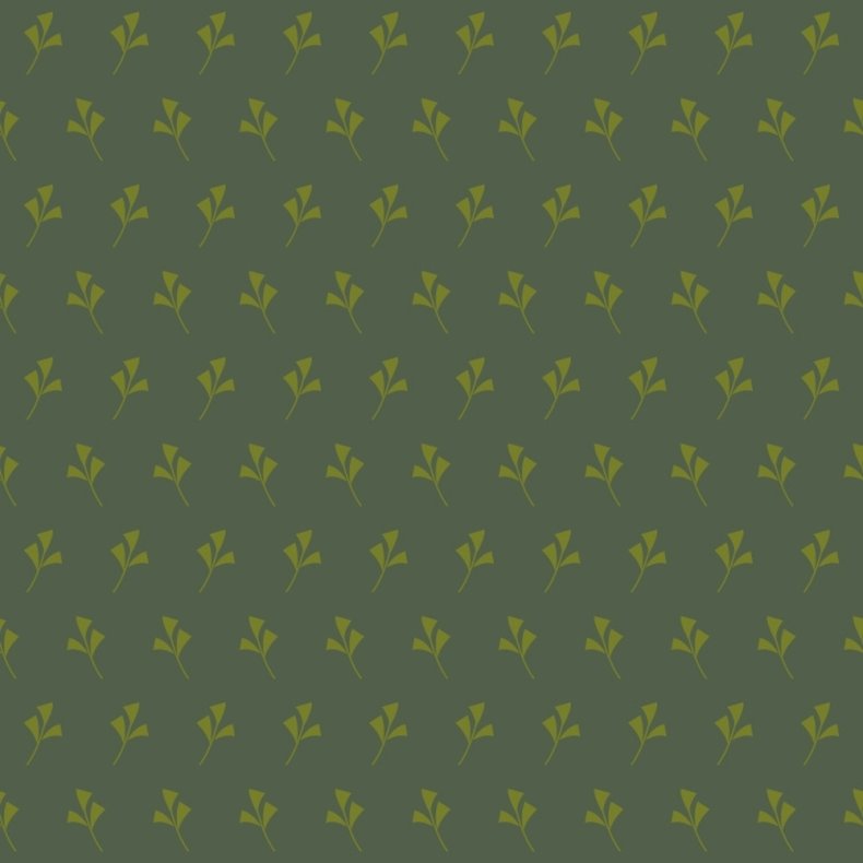 EQP Patchworkstof - Ginko - Pine