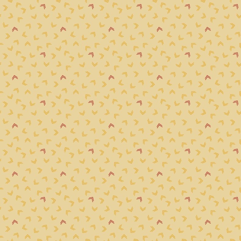 EQP Patchworkstof - Lemon Cake - Sand