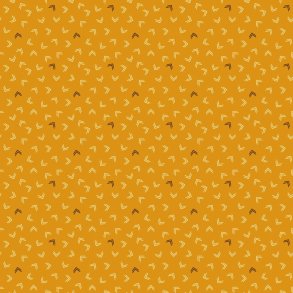 EQP Patchworkstof - Lemon Cake - Mustard