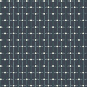 EQP Patchworkstof - Fast Forward - Winter Blue