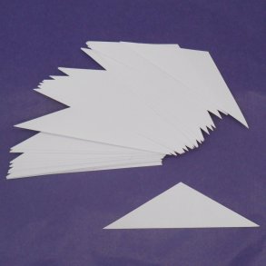 Patchwork pap - Halv rombe 60� 7cm - 100stk