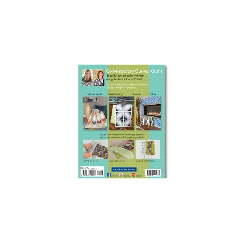 Patchworkbog - Contemporary curved quilts - Quick curve ruler