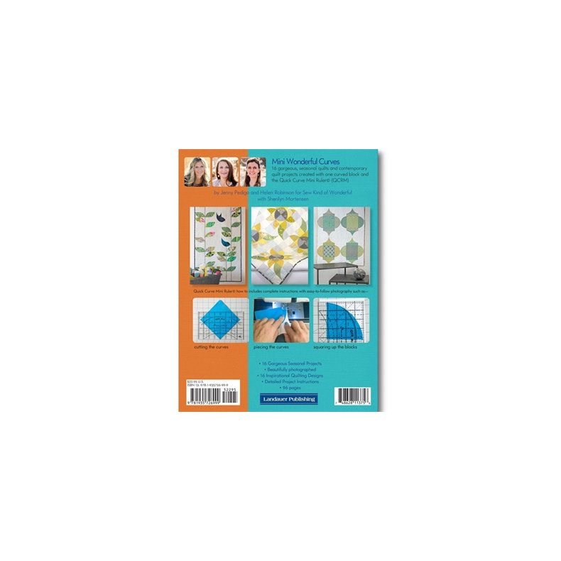Patchworkbog - Mini wonderful curves - Mini quick curve ruler