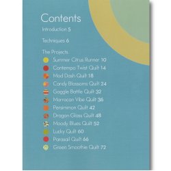 Patchworkbog - One Wonderfull Curve - 12 contemporary quilts