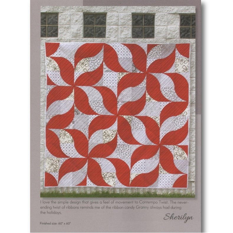 Patchworkbog - One Wonderfull Curve - 12 contemporary quilts