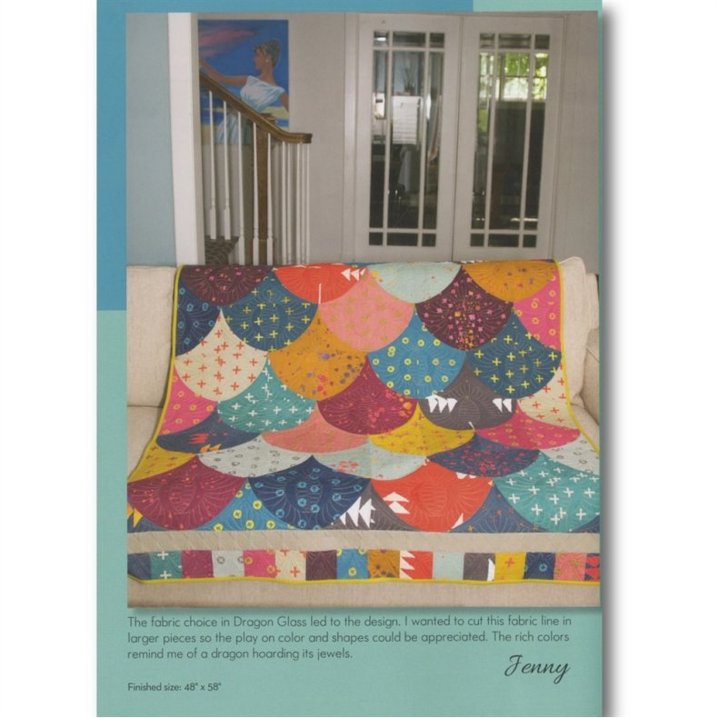 Patchworkbog - One Wonderfull Curve - 12 contemporary quilts