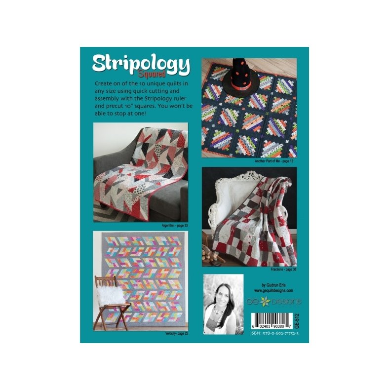 Patchwork M�nsterbog - Stripology Squared af Gudrun Erla