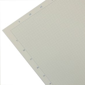 Patchwork Karton - Hvid (1x1cm)