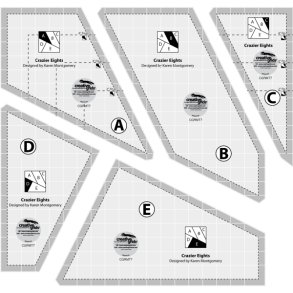 Patchworklineal S�t - Crazier Eight - 8inch