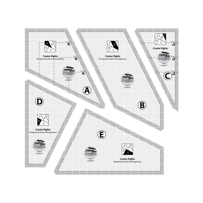 Patchworklineal S�t - Crazier Eight - 8inch