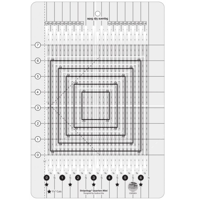 Patchworklineal - Stripology Quarters Mini