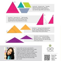 Patchwork Trekant Lineal - G-easy Point Trimmers