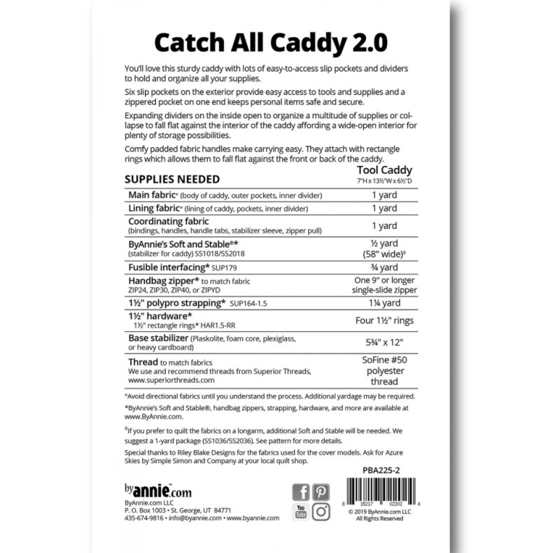 Taske sym�nster - ByAnnie - Catch All Caddy 2.0
