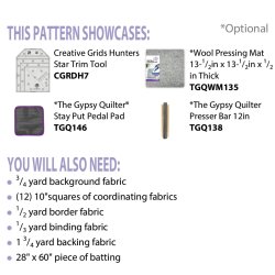 Patchwork M�nster - Floating stars bordl�ber