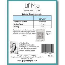Patchwork M�nster - Lil' Mia Bordl�ber
