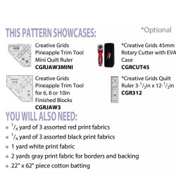 Patchwork M�nster - Pineapple Popout Bordl�ber