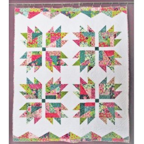 Patchwork M�nster - Scrap Crazy Bear Paw Quilt