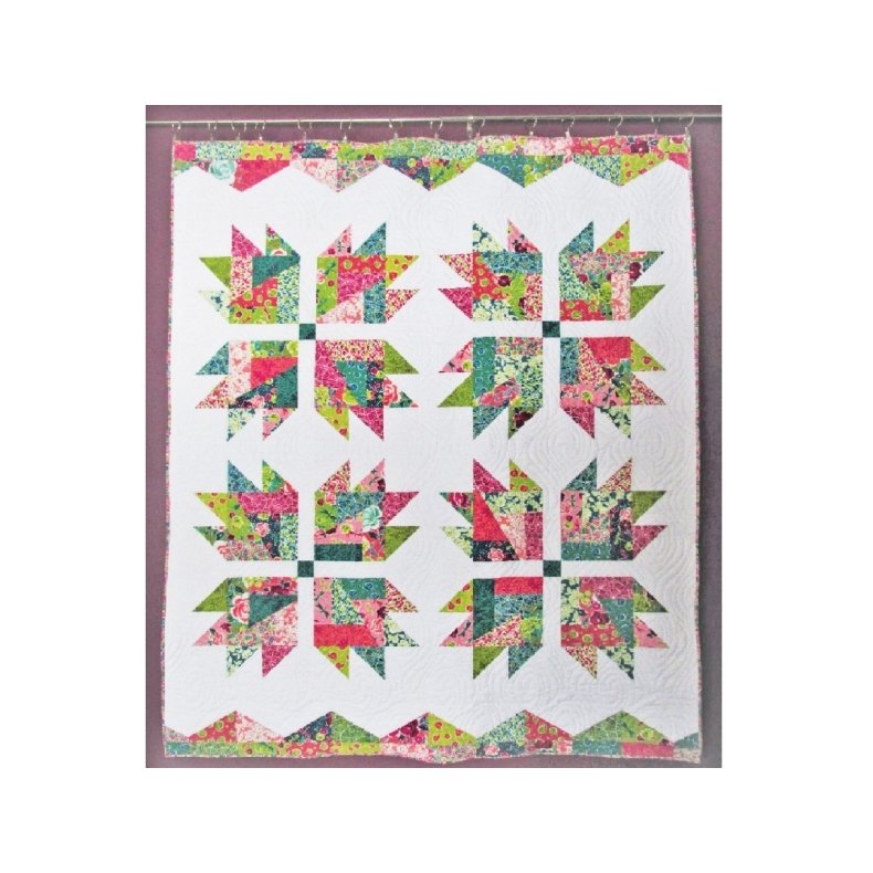 Patchwork M�nster - Scrap Crazy Bear Paw Quilt