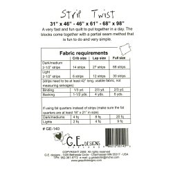 Patchworkm�nster - Strip twist