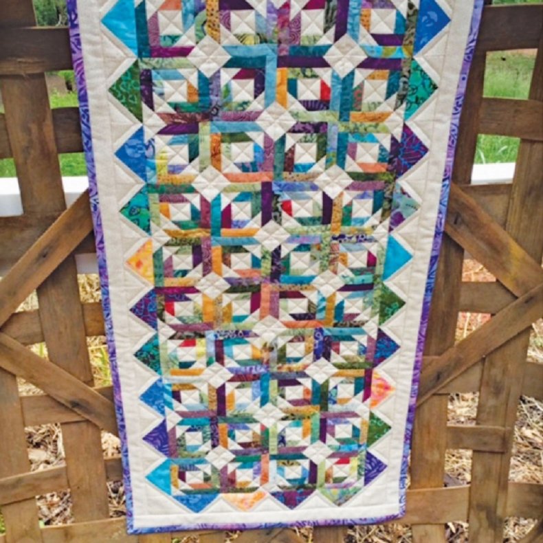 Patchwork M�nster - Taffy Pinwheels Bordl�ber