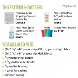 Patchwork M�nster - Twist N Shout Rectangles quilt