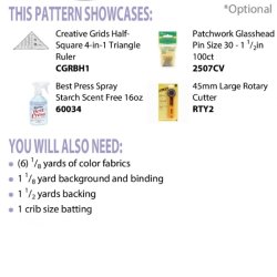 Patchwork M�nster - Wyoming Stars Bordl�ber