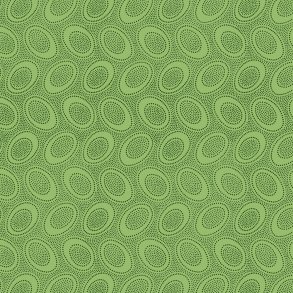 Kaffe Fassett Patchworkstof - Aboriginal dots - Leaf