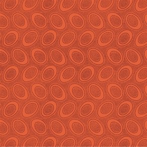Kaffe Fassett Patchworkstof - Aboriginal dots - Orange