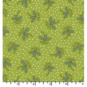 EQP Patchworkstof - Glorytree - Apple Green