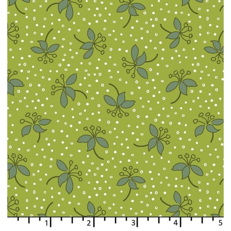 EQP Patchworkstof - Glorytree - Apple Green