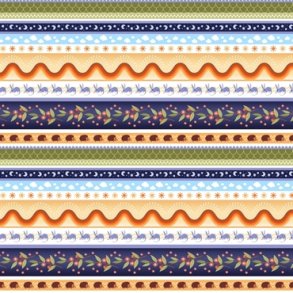 Patchworkstof - Aussie oz-born - Strpe