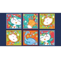 Patchworkstof - Baby love - Panel 62cm