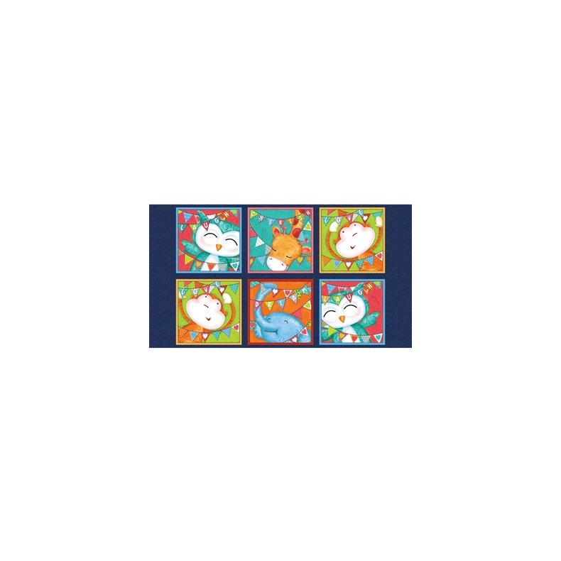 Patchworkstof - Baby love - Panel 62cm
