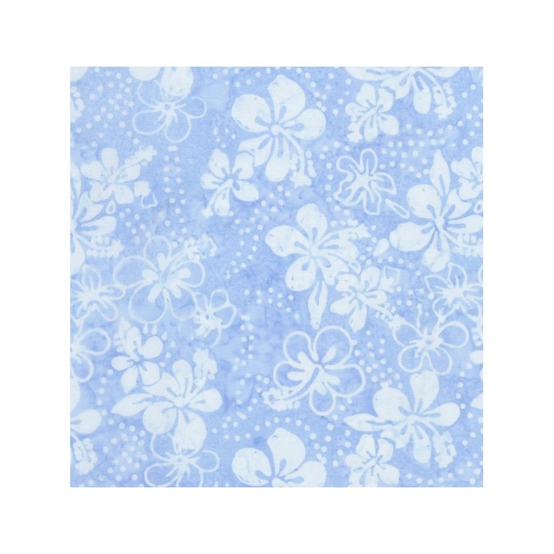 Batikstof - Breeze Blue