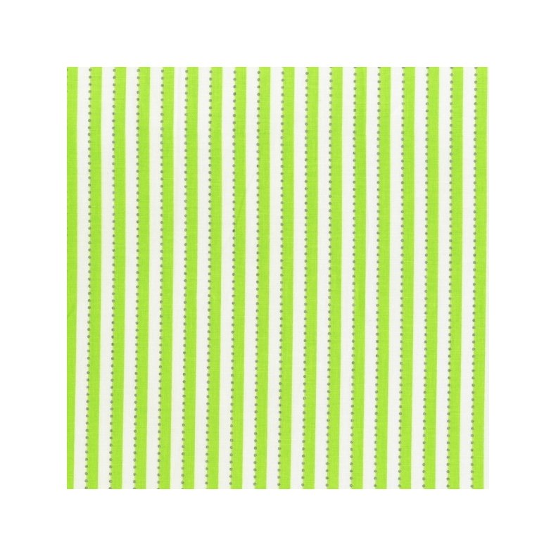 Patchworkstof - BeColourful Stripe Green