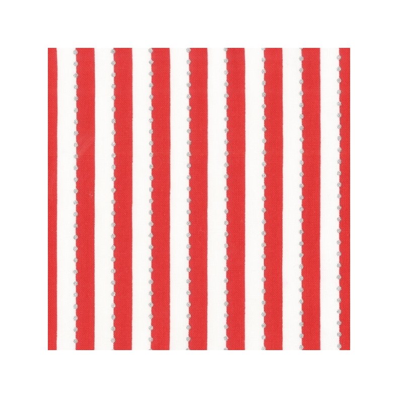 Patchworkstof - BeColourful Stripe Red
