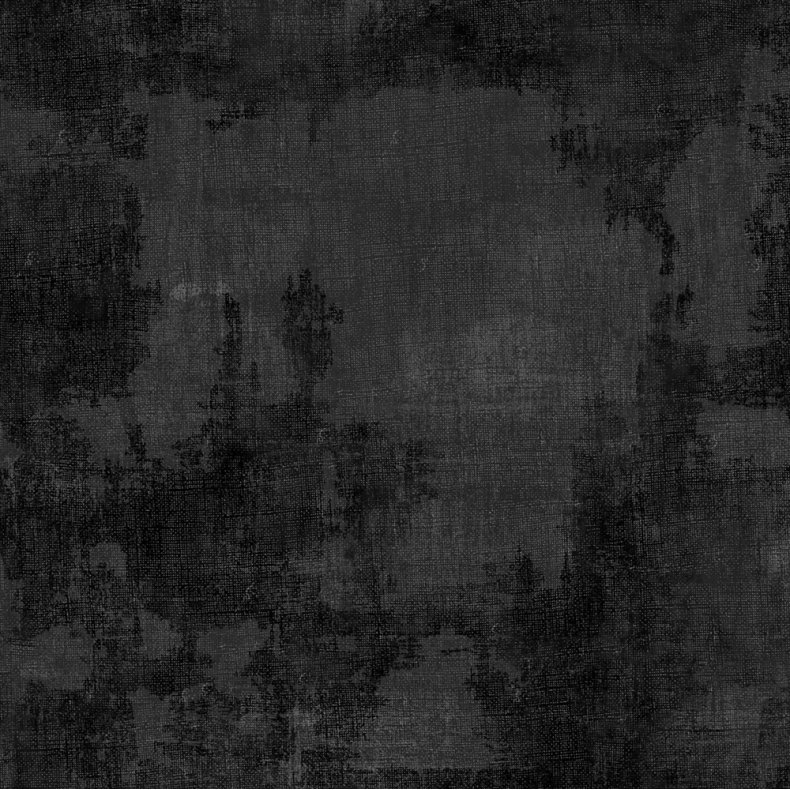 Tone-i-tone basisstof - Dry brush - Black