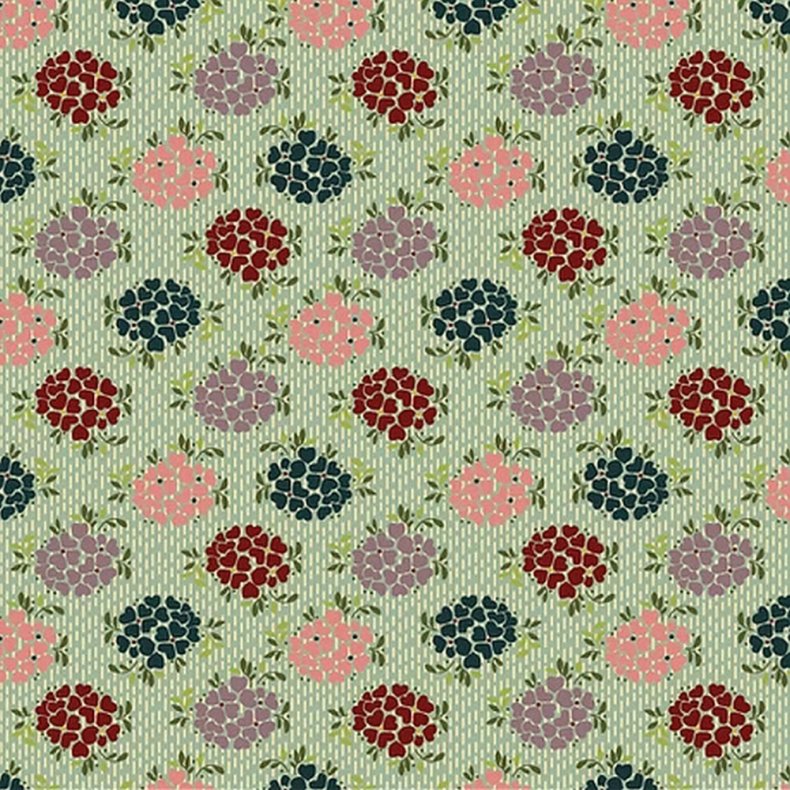 EQP Patchworkstof - Bridal Bouquet - Glacier