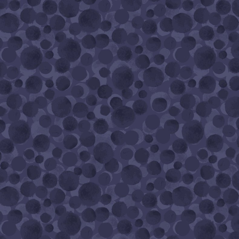 Tone-i-tone basisstof - Bumbleberries Dark blue