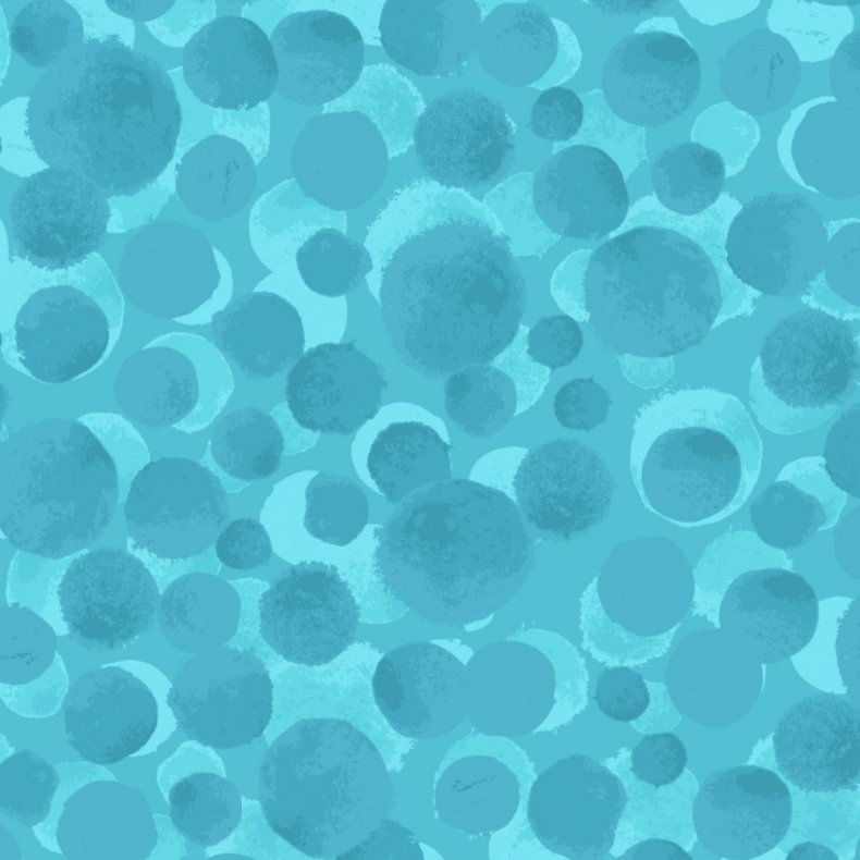 Tone-i-tone basisstof - Bumbleberries Tikehau turquoise