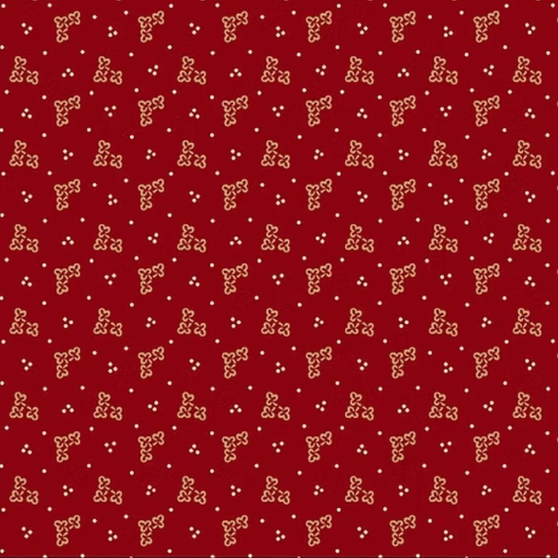 EQP Patchworkstof - Cloverdale - Ruby