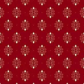 EQP Patchworkstof - Damask - Ruby