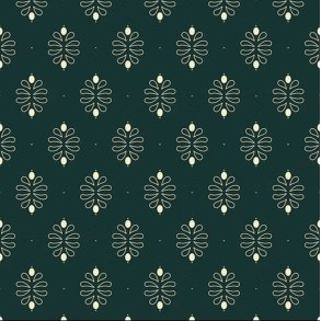 EQP Patchworkstof - Damask - Peacock