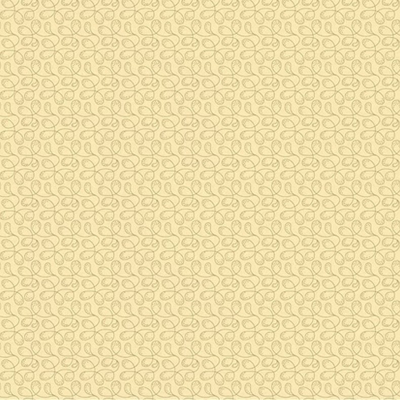 EQP Patchworkstof - Dancing queen - Ecru