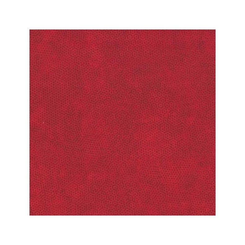Tone-i-tone basisstof - Dimples Crimson