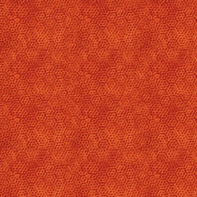 Tone-i-tone basisstof - Dimples Rust