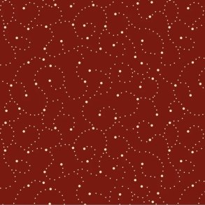EQP Patchworkstof - Dots - Cranberry